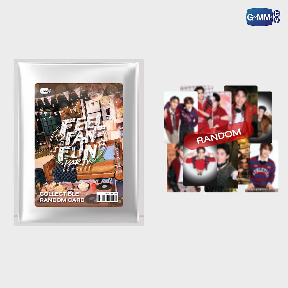 未開封★GMMTV FEEL FAN FUN PARTY トレカ5パック FEEL FAN FUN PARTY CONCERT COLLECTIBLE RANDOM CARD